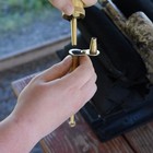 Muzzle-loaders    Black Powder Flask   Powder Measure Combo - Mz1778