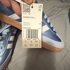 Adidas Samba Og J Unisex Kids Sneaker Blue white Leather Gum Sole Us 4 5
