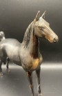 Rare Antique Trophy Craft Signed Bronze Horse Figurine 3 8 Pounds Heavy
