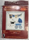 Riolis Birth Announcement It   s A Boy Counted Cross Stitch Kit Boy Nursery Decor