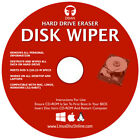 Hard Drive Wiper Usb   Cd Disk Eraser Delete Unrecoverable Windows 10  8  7   Xp