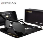 Aowear Men s Polarized Aviator Sunglasses Hd Driving Pilot Uv400 Sun Glasses