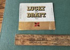 Lucky Light Draft Beer Bottle Label General Brewing Co San Francisco Ca Old Foil