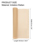 Plastic Rattan Cane Webbing Roll 24 Inch X 3 3 Ft Hand Woven Faux Woven