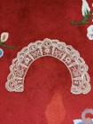 Antique Point De Gaz Brussels Needle Lace Collar