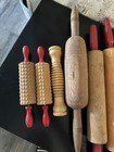 Lot Of Vtg Rolling Pins Farmhouse Primitive Kitchen Cottage D  cor