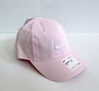 Nike Swoosh Pink Embroidered Logo Adjustable Strapback Hat Cap Child Size 4-7