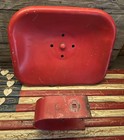 1963 Square Metal Tractor Seat Pan   Seat Spring  Very Nice Condition    Vintage
