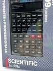 Vintage Sealed Casio Scientific Calculator Fx-991d Solar Plus W wallet Case 90s