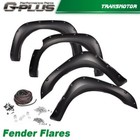 Fits For 2004-2015 Nissan Titan Pocket Style Black 4pcs Fender Flares Front rear