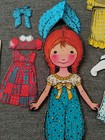 Vtg Holly Hobbie Colorform Dress-up Set