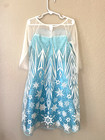 Disney Frozen        Elsa Classic Blue Satin Play Dress        Size 4-6x  4-7 Years    