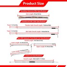 Chrome Extension Wire Cable Kit For Harley Road Glide King 1999-2006 W non-abs