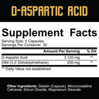 5  Nutrition - D-aspartic Acid - 150 Capsules