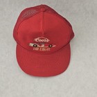 Vtg 80s Coors Racing Team Bill Elliott Mesh Snapback Trucker Hat Usa 