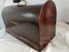 Singer Sewing Machine Bent Wood Travel Case Top Cover Lid Only Antique