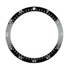 38mm Flat Ceramic Bezel Insert Black With Green Luminous Gloss Replacement Part