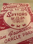 Auth Green Day Saviors Tour 2024 Event Poster San Francisco Ca Oracle Park Punk
