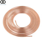 New Copper Nickel Brake Line Tubing Kit 1 4 Od 25 Ft Coil Roll W  16 Fittings