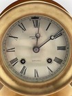 John Bliss   Co  Ny Chelsea Ship   s Bell Clock Brass W key Screw On Bezel Sn41706