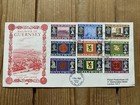 Gb Guernsey Stamps First Day Cover Scenes Definitive 16 Values 1 2d To   1 - 1969