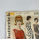 Butterick Vintage Sewing Pattern 2669 Misses Semi-fit Slim Dress Size 14 Bust 34