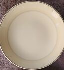 Maddock Vtg Cunard Steamship Co Ivory Ware 4 Side Plates 8  Black Trim Xlnt