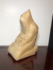 Inuit Carving Woodcarving Sculpture Figurine Hand Carved 7x4 5x3