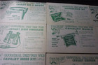 1956 Rin Tin Tin Nabisco Shredded Wheat Trading Post Coupons Set Of 9 Rare  