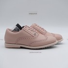 G fore Women s Gallivanter Brogue Wingtip Golf Shoes G4ls22ef08 Blush