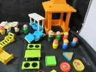 Huge Lot Fisher Price Little People Castle Zoo House A-frame Adventure Etc 