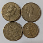 Austraila-lot Of 4 All Different- 1   2 Dollar Coins-1984  1986  1988  2002