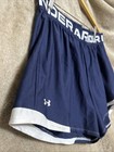 Womens Ua Under Armour Play Up 2 0 Running Shorts Navy Blue White 1371449 Sz Xl