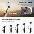 Neewer Tp38d 15  Phone Tripod  360   Ball Head  For Smartphones   Gopro