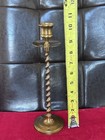 Vintage Antique Brass Candle Holders  set Of Two 