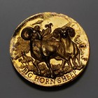 1 Oz  925 Silver 24k Ep - Big Horn Sheep - Longines Wildlife Series - Sku-f6719