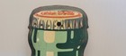 Original 1950 s Coca-cola Bottle Die-cut Tin 17  Flat Style Thermometer - Works