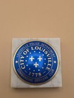 Vintage Louisville Police Department Commanding Officers Club Paperweight Lmpd 