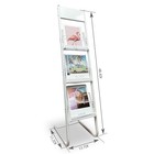 Tongmo Floor-standing 3-layer Magazine Rack  Brochure Display Stand  Made Of    