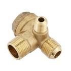 Brass Air Compressor Check Valve Male Thread 90 Degree Normal Pressure Spare