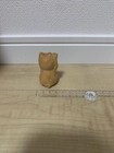 Maneki Neko Bulk Purchase Available Netsuke Beckoning Cat Wooden Bamboo Antique