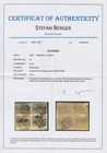 Azerbaijan 1922  Mi 42  Tete-beche In Block Of 4  Used  Rare  Certificate