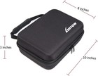 Carrying Case For Kaito Voyager Ka500 Radio hard Shell Storage Case Double Zippe