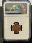 Ngc Unc Lincoln Cent Mint Error     Struck Off Center     Certified 1   Coin