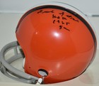 Frank Gatski Autographed 2 Bar Tb Mini Helmet Cleveland Browns Hof 1985 Jsa