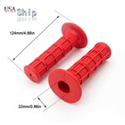 7 8  Rubber Motorcycle Hand Grip Autobike Handlebar Handle Bar Atv Dirt Bike Us