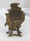 Antique Miniature Clock French Gilt Bronze   Porcelain Enamel Works 19th Century