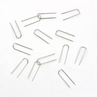 100pcs U Shaped Sewing Stainless Steel U-pins Fork Pins Sewing U Double Blocking