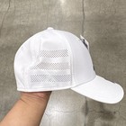 Adidas Men   s Baseball Cap Stretch Fit Breathable Solid White black L xl