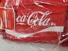 Vintage Rare Coca-cola Backpack Bag Advertising Logo Nylon Knapsack Nos Red 